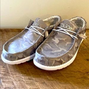 Hey Dude Wally Grey Camo